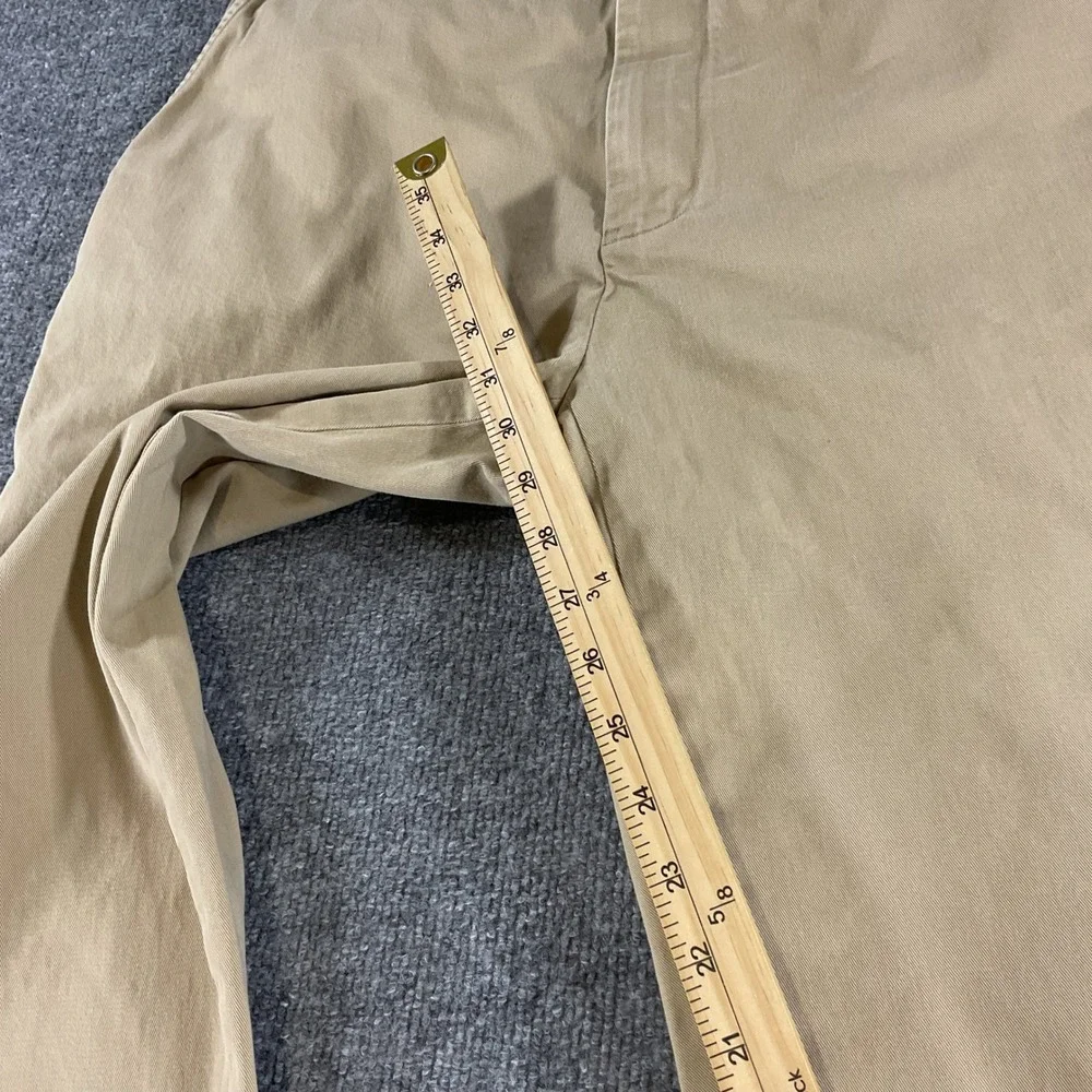Polo Ralph Lauren Prospect Pants Mens 38x32 Khaki Chino Classic Fit Cotton Tan